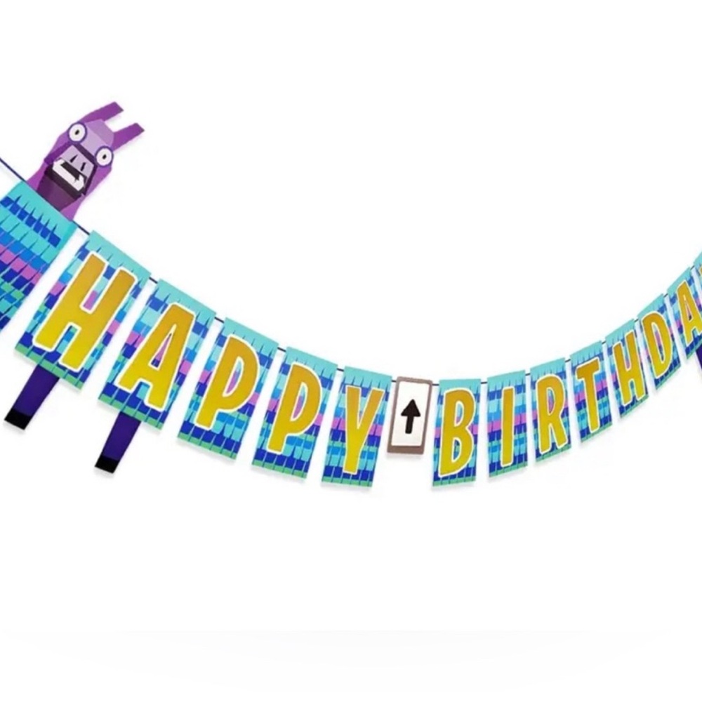 Fornite game On Party Supplies Set - Purple and Black